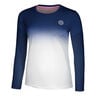 Crew Gradiant Longsleeve Damen-Dunkelblau,Wei&szlig;