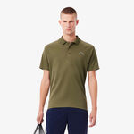 Lacoste Bekleidung Lacoste Polo Herren-Oliv