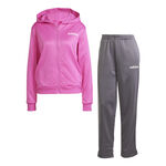 adidas Bekleidung adidas Linear Trainingsanzug Damen-Pink,Grau