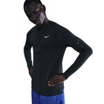 Nike Bekleidung Nike Stride Laufshirt Herren - schwarz, silber