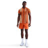 Court Victory Dri-Fit 7in Shorts Herren - orange, weiß