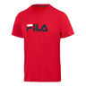 Logo T-Shirt Herren-Rot,Dunkelblau