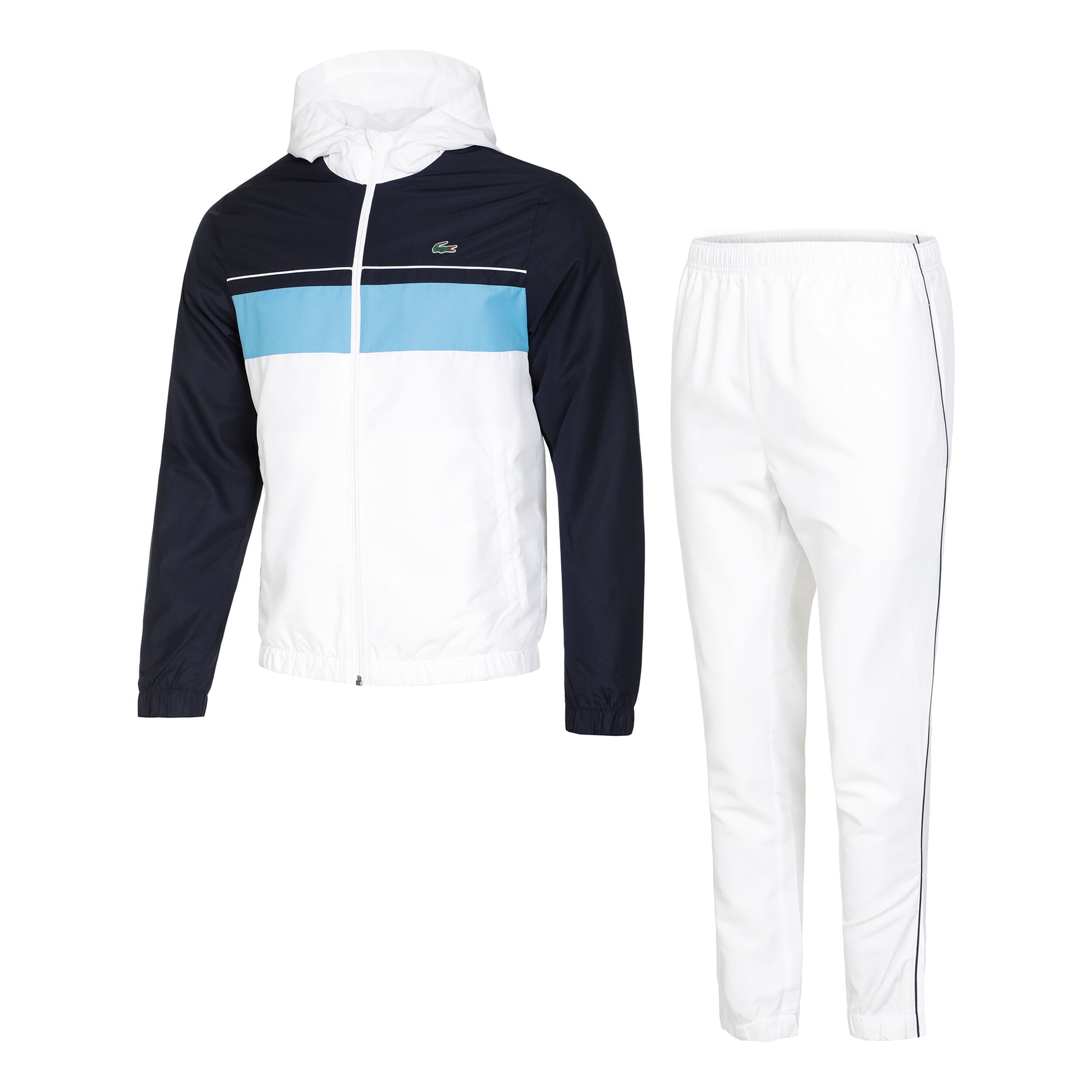 Lacoste Trainingsanzug Herren Blau WeiB online kaufen Tennis Point AT