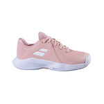 Babolat Tennisschuhe Babolat PROP 3 CLY Sandplatzschuh Kinder-rosa, wei&szlig;