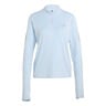 adi365 Zip  Laufshirt Damen-blaugrau