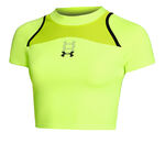 Under Armour Bekleidung Under Armour Run Anywhere Crop Laufshirt Damen-Gr&uuml;n,Schwarz
