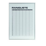 Tegra Platzbedarf Tegra Ranglisten Magnettafel-Weiß,Schwarz