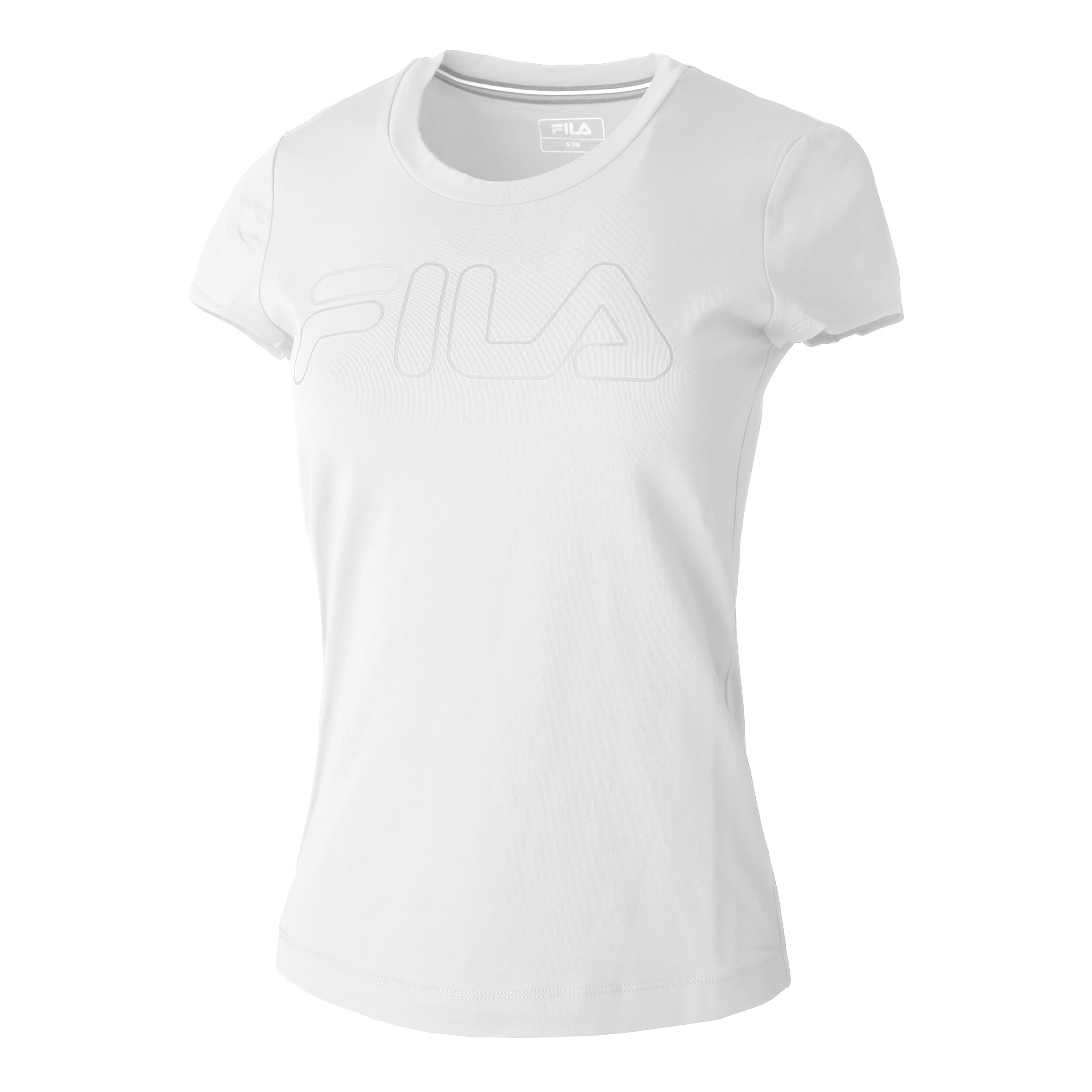 Fila Zoe T Shirt Damen Weiß, Silber Fila Zoe T Shirt Damen Weiß, Silber