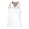 Mind Racerback Tank-Top Damen-Weiß,Flieder