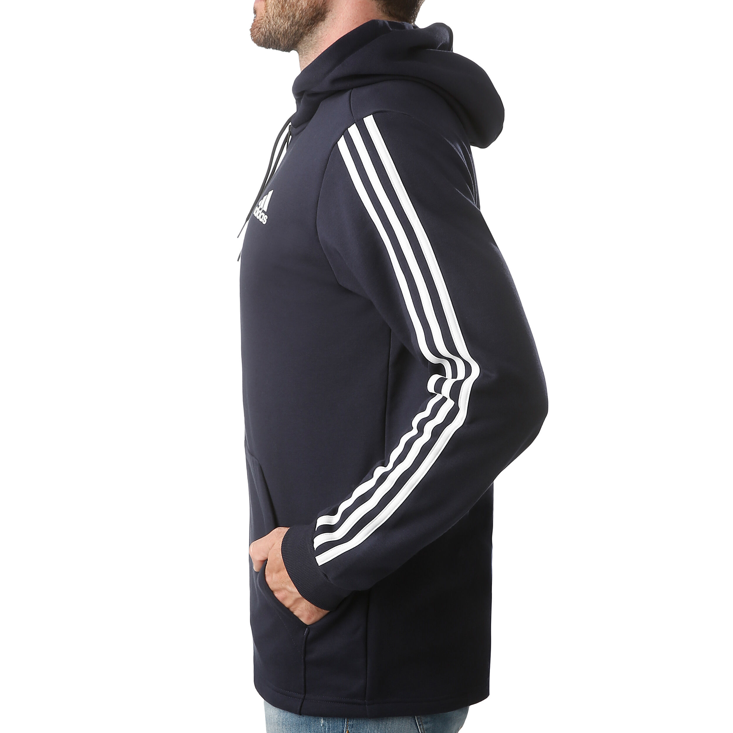 adidas Must Have 3 Stripes French Terry Full Zip Sweatjacke Adidas Must Haves 3 Stripes French Terry Full Zip Hoodie ab
