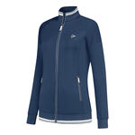 Dunlop Bekleidung Dunlop Club Knitted Trainingsjacke Damen-Dunkelblau
