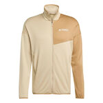 adidas Bekleidung adidas Terrex XPR Light Fleece Laufjacke Herren-Creme