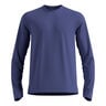 Essential Thermal Midlayer Laufshirt Herren-blau