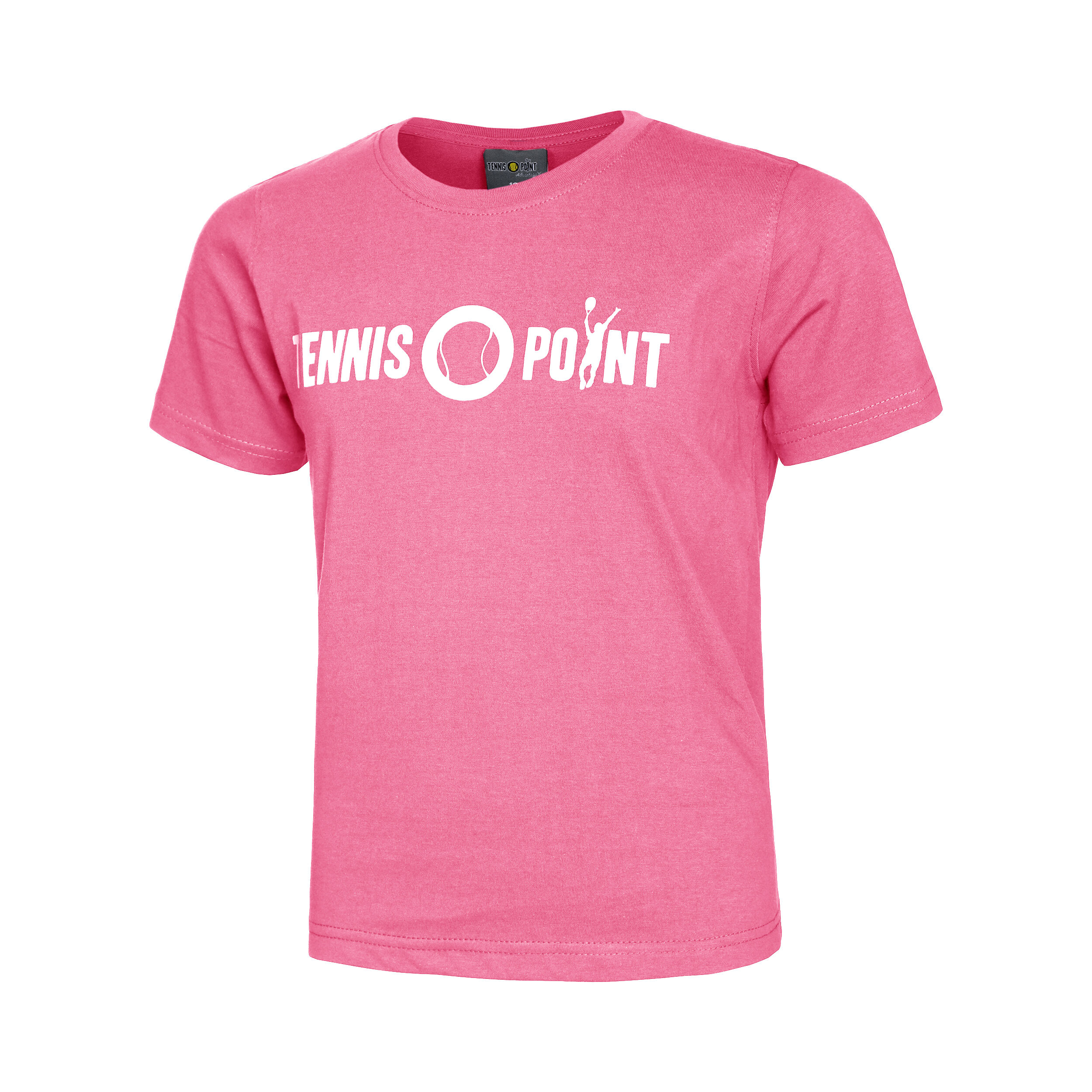 Tennis Point Basic Cotton T Shirt Kinder Pink WeiB online kaufen Tennis Point AT