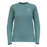 Essential Seamless Crew Neck Longsleeve Damen-Türkis
