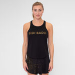 BIDI BADU Bekleidung BIDI BADU Paris 2024 Chill Tank-Top Damen-Schwarz,Gold