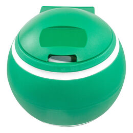 Abfallbehälter in Ballform grün