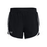 Fly By Elite 5in Shorts Damen-Schwarz,Weiß