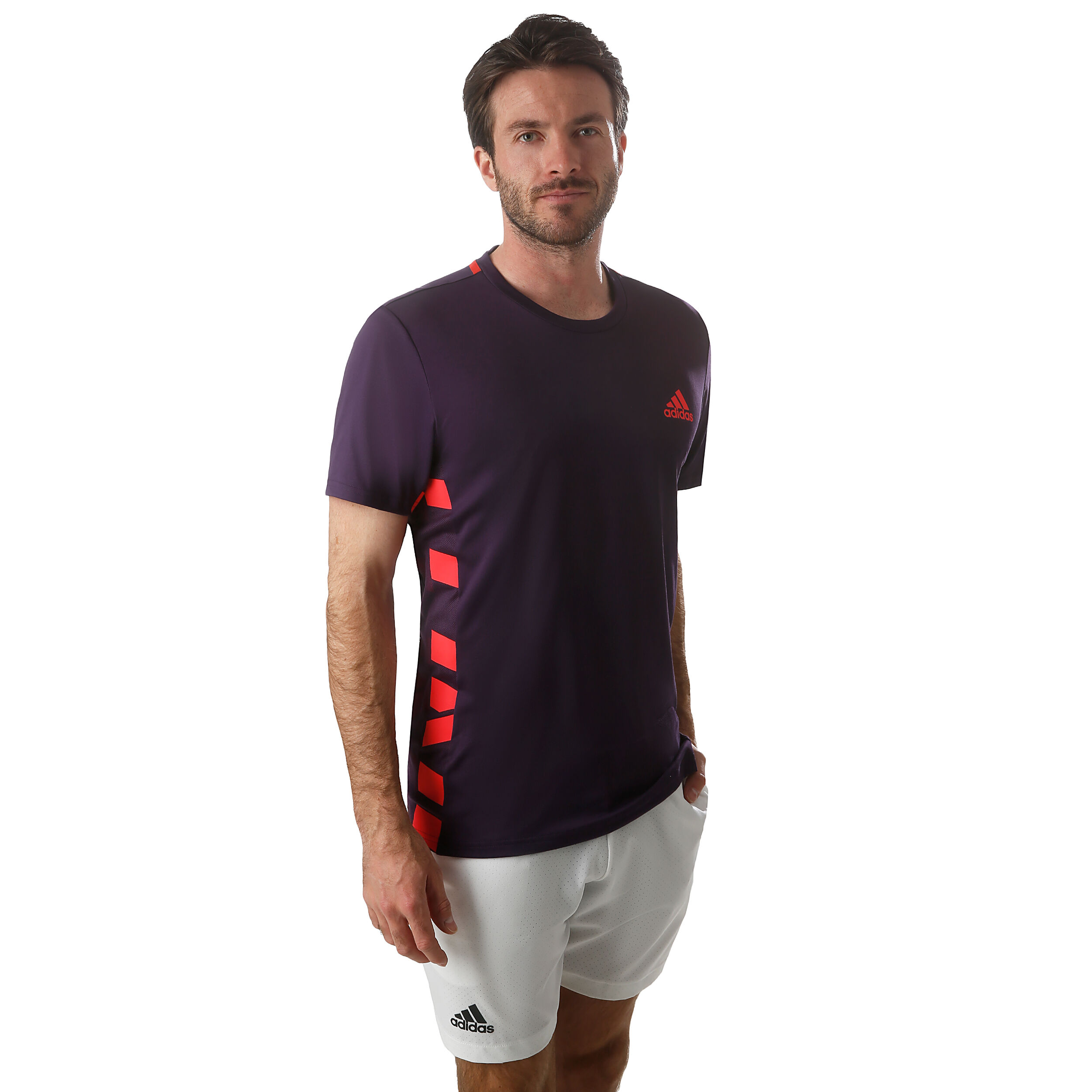 adidas Escouade T Shirt Herren Lila, Koralle online kaufen adidas Escouade T Shirt Herren Lila, Koralle online kaufen