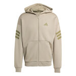 adidas Bekleidung adidas 3Stripes Full-Zip Trainingsjacke Herren - beige, 