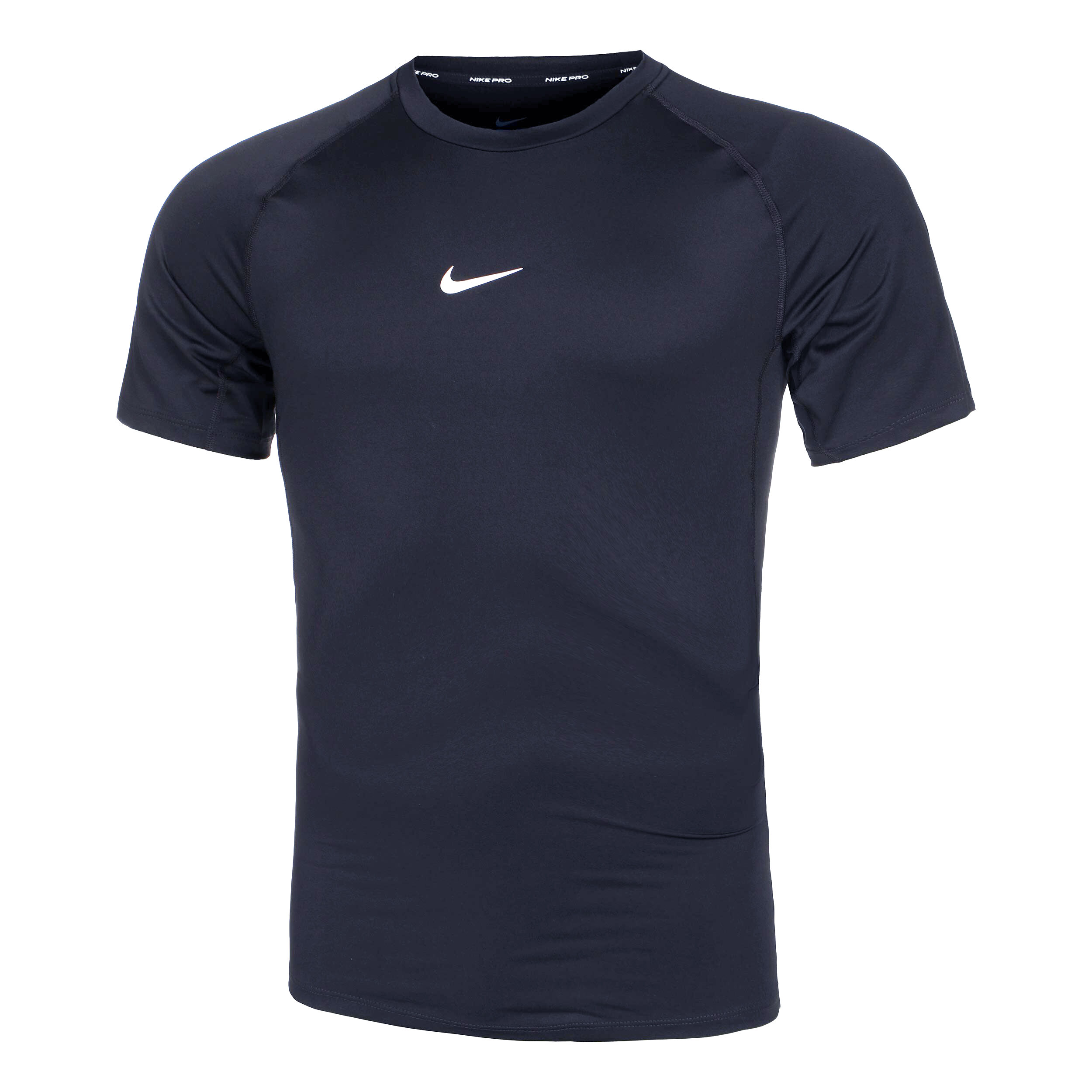 Nike Dri Fit Pro Tight Fitness T Shirt Herren Dunkelblau WeiB online kaufen Tennis Point AT