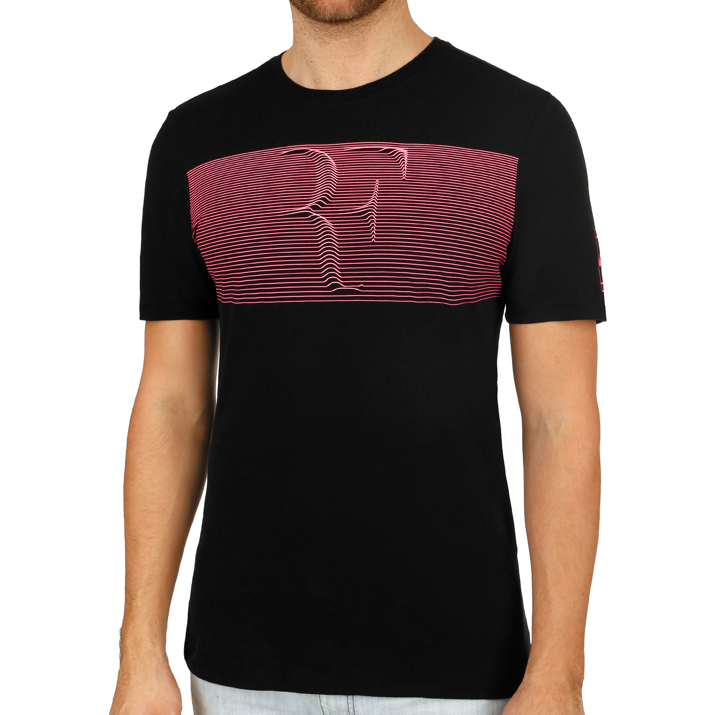 Nike Roger Federer T Shirt Herren Schwarz Koralle online kaufen Tennis Point AT