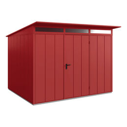 Set Berry Gerätehaus Modern-P,Typ3,RAL3004, 1 flg, inkl. Zubehör