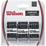 Wilson Overgrips Wilson Profile Overgrip 3er Pack-Schwarz