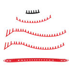 Yonex Schl&auml;gerzubeh&ouml;r Yonex Vcore 95 Scarlet &Ouml;senbandset 