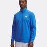 Armour Fleece 1/4 Zip Longsleeve Herren-Blau,Weiß