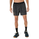 ASICS Bekleidung ASICS Fujitrail AOP 5in Laufshorts Herren-Schwarz