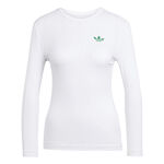 adidas Bekleidung adidas 3/4 Pro Longsleeve Damen-Wei&szlig;