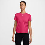 Nike Bekleidung Nike One Classic Dri-FIT T-Shirt Damen-berry, wei&szlig;