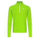 BIDI BADU Bekleidung BIDI BADU Zac Tech Half Zip Longsleeve Herren-Neongrün,Weiß