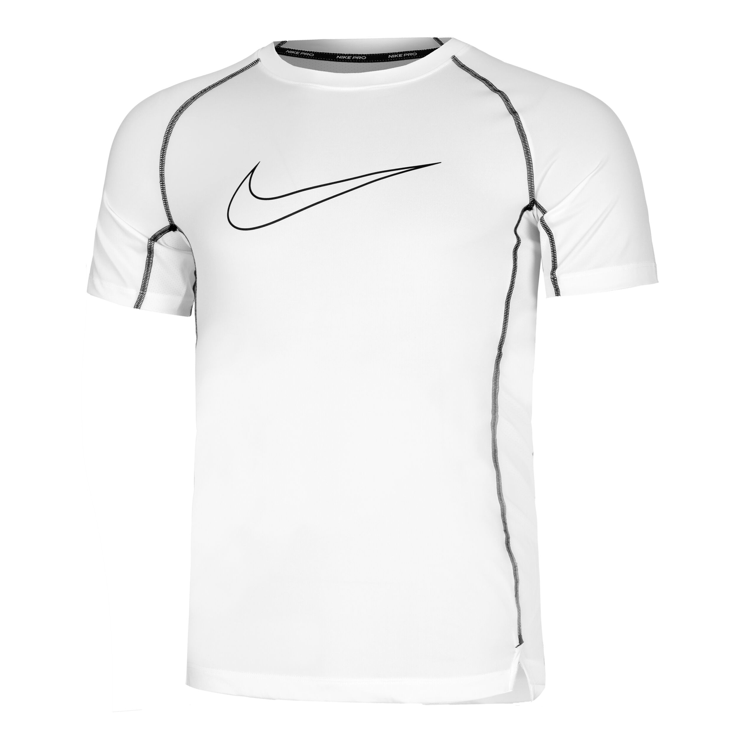 Nike Dri Fit Pro Tight T Shirt Herren WeiB Schwarz online kaufen Tennis Point AT