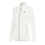 Dunlop Bekleidung Dunlop Club Knitted Trainingsjacke Damen-Wei&szlig;