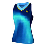 Mizuno Bekleidung Mizuno Frontier Tank-Top Damen-Blau,Mehrfarbig