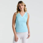Original Penguin Bekleidung Original Penguin Colorblock Tank-Top Damen-Hellblau