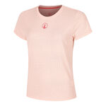 Quiet Please Tennisbekleidung Quiet Please Endlessly Spin T-Shirt Damen-Rosa