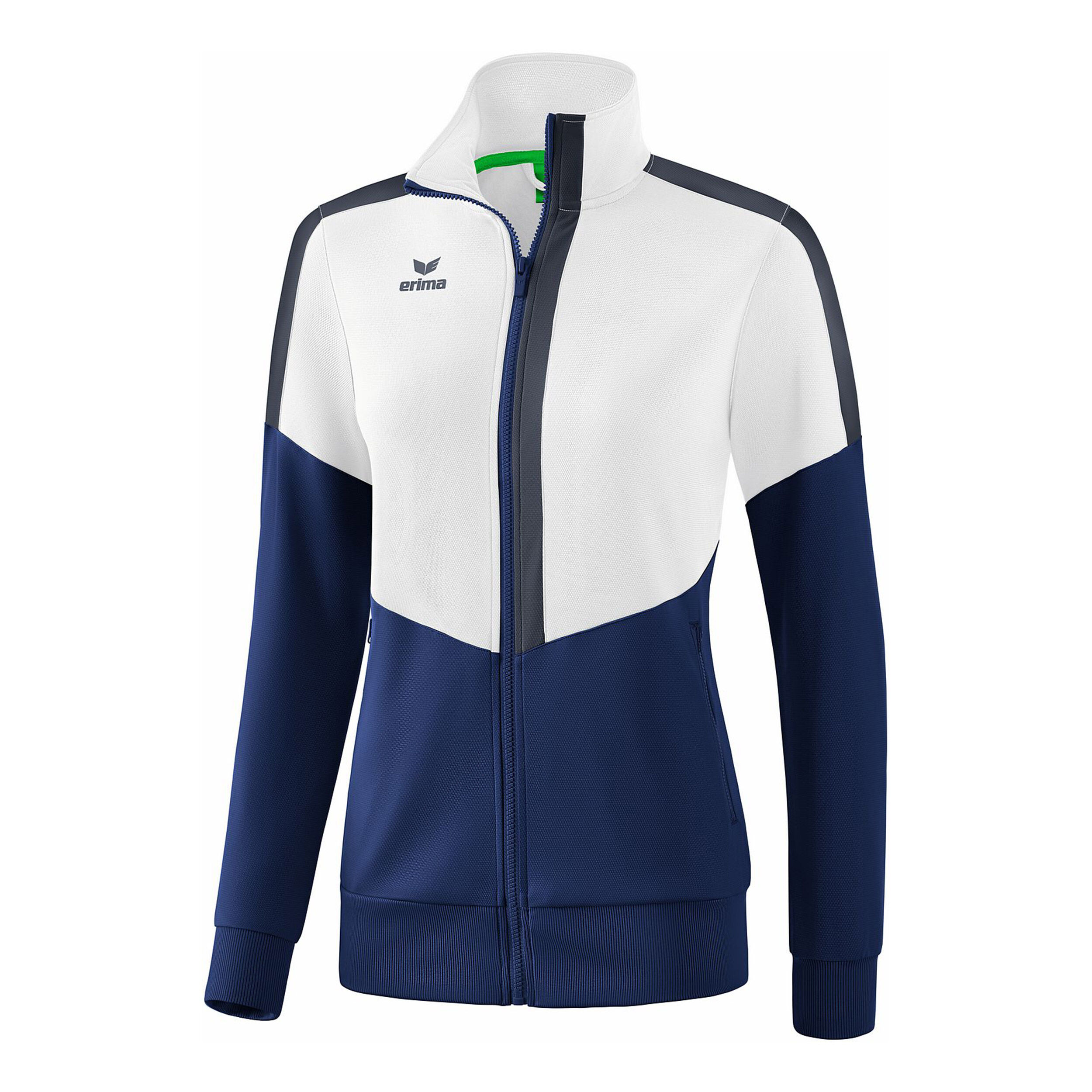 Erima Squad Trainingsjacke Damen Weiß, Dunkelblau Erima Squad Trainingsjacke Damen Weiß, Dunkelblau