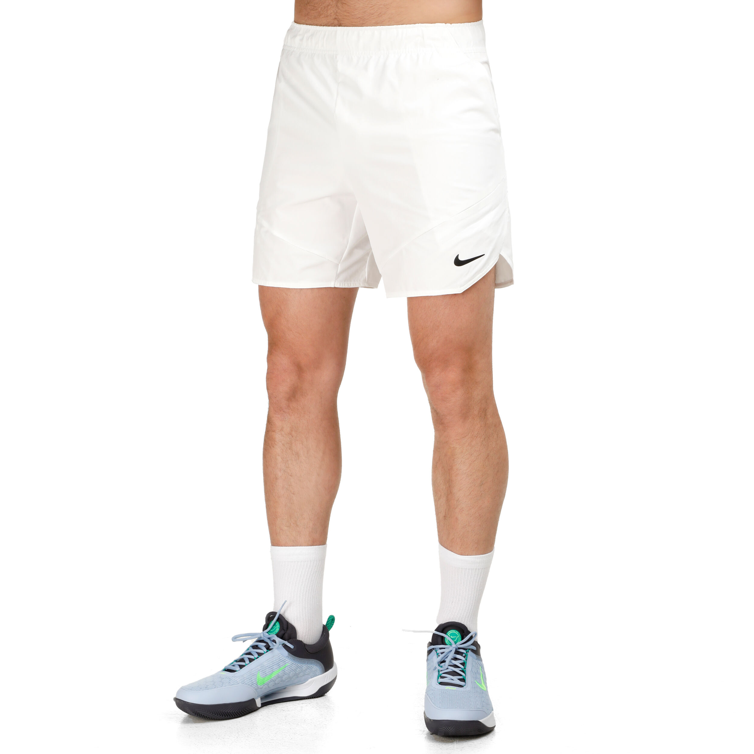 White nike dri fit shorts discount