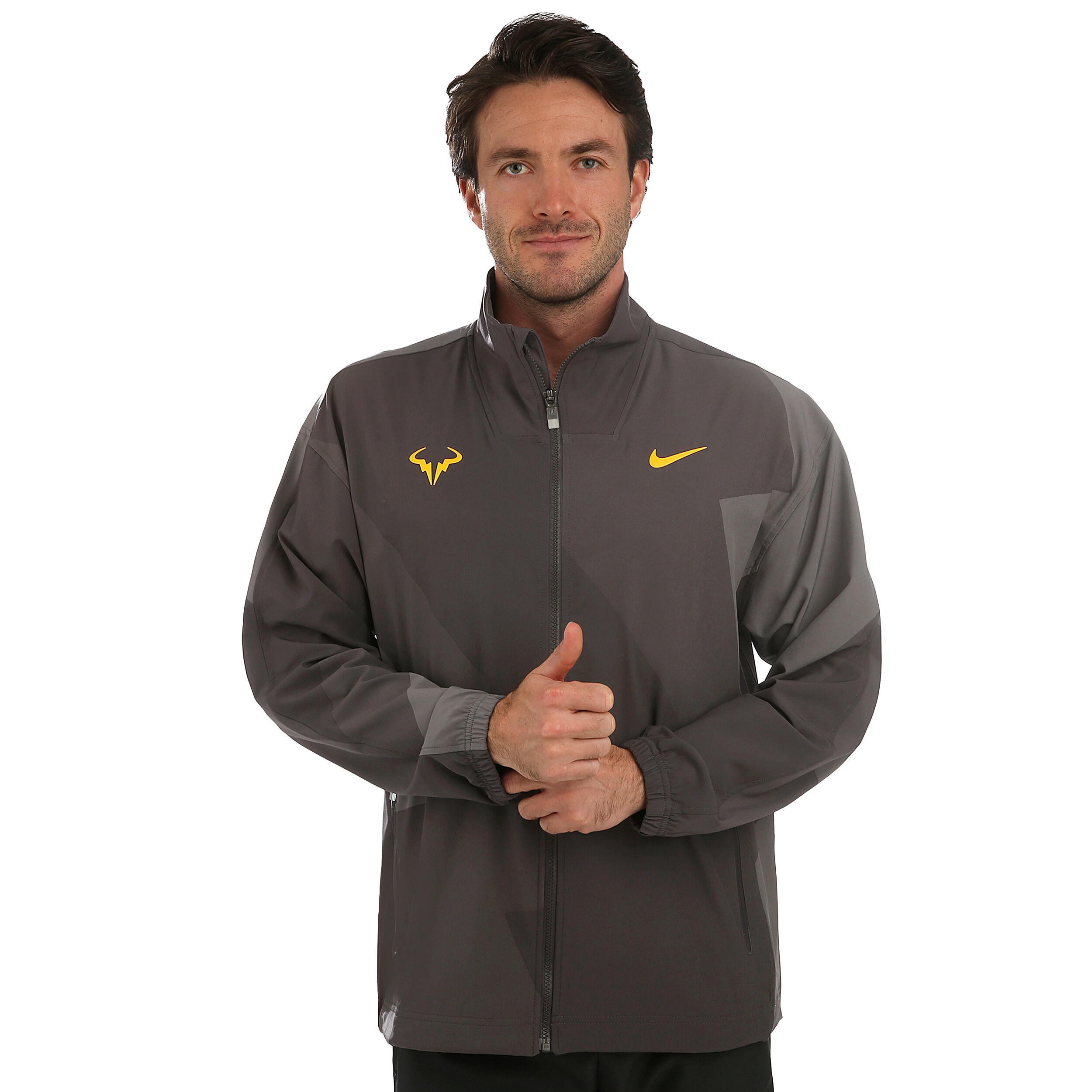 Nike Rafael Nadal Trainingsjacke Herren Grau Dunkelgrau online kaufen Tennis Point AT