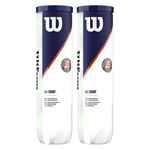 Wilson Tennisbälle Wilson Roland Garros All Court 2x 4er Dose