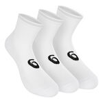 ASICS Bekleidung ASICS Quarter Sportsocken 3er Pack-Weiß,Schwarz