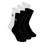 BIDI BADU Bekleidung BIDI BADU Matayo Crew Tech Tennissocken-Schwarz,Wei&szlig;