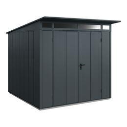 Set Berry Gerätehaus Modern-P,Typ2,RAL7016, 2 flg, inkl. Zubehör