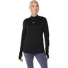 Road Winter Seamless Laufshirt Damen-schwarz