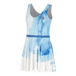 BIDI BADU Bekleidung BIDI BADU Watercolour Kleid Damen-Weiß,Blau