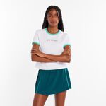 New Balance T-Shirt New Balance Tennis Practice T-Shirt Damen-wei&szlig;, gr&uuml;n