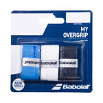 Babolat Overgrips Babolat My Overgrip 3er Pack-Schwarz,Weiß